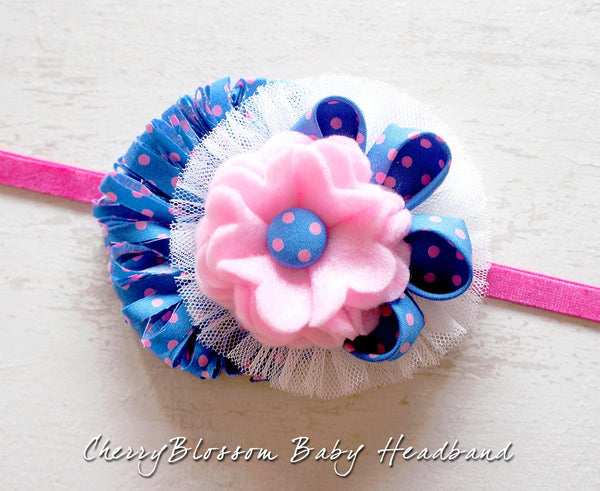CherryBlossom Baby Headband