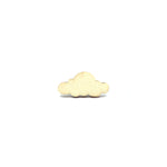 Sunny Clouds Wooden Brooch Pin