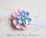 Melinda Blu Pink Baby Headband
