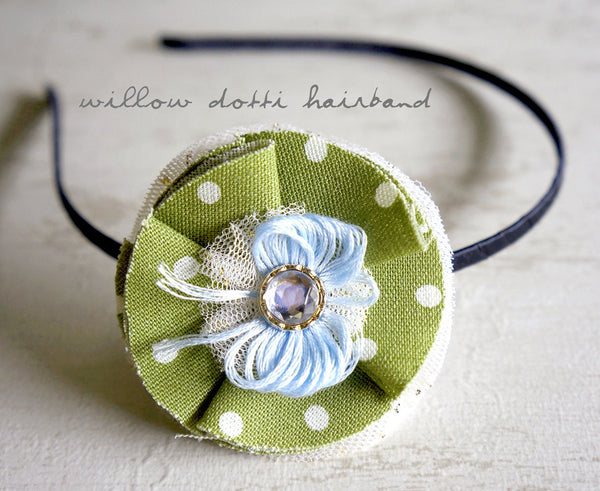 Willow Dotti Handmade Hairband