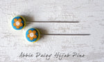 Abbie Daisy Handmade Fabric Button Hijab Pins