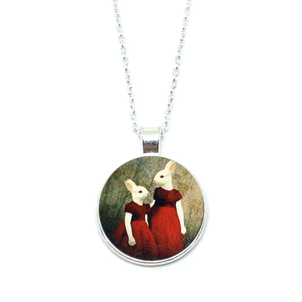 Mythical Rabbitgirl Sisters Necklace