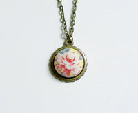 Karina Rose Handmade Fabric Button Necklace