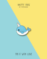 I Will Always Love You Narwhal Enamel Pin