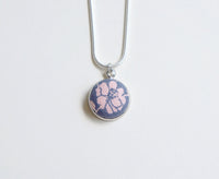 Ohanna Rose Handmade Fabric Button Necklace